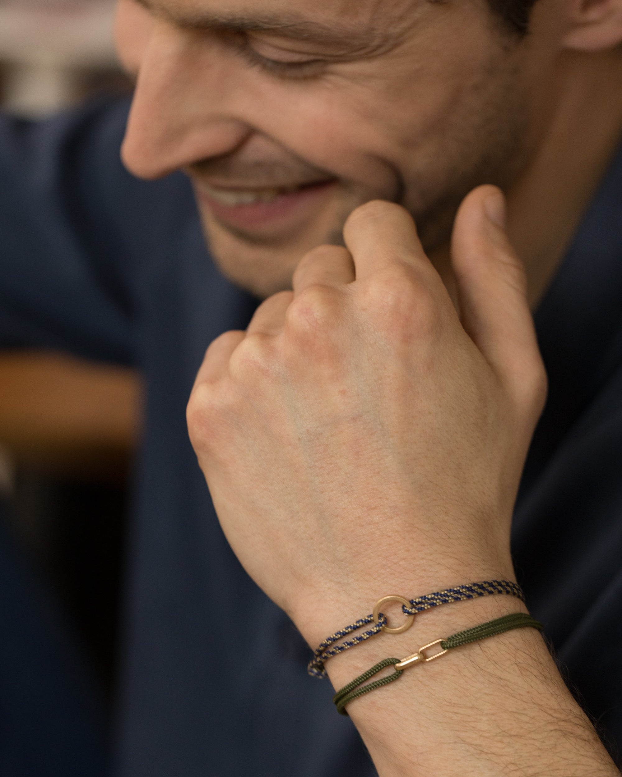Eliott | Bleu marine & Écru