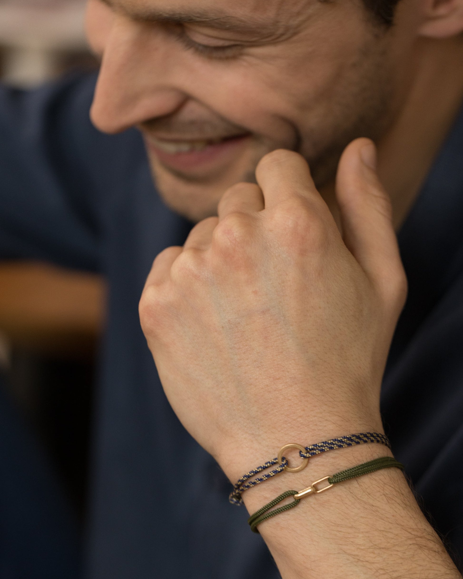 Eliott | Bleu marine & Écru