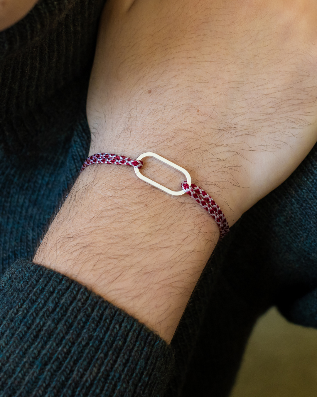 Régis | Argent | Bordeaux & Écru