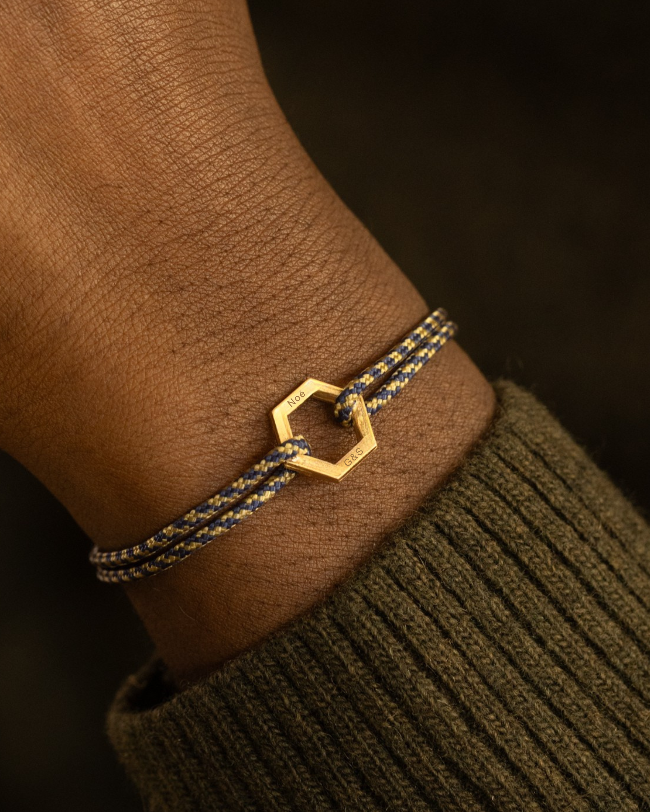 Aurèle | Bleu marine & Écru
