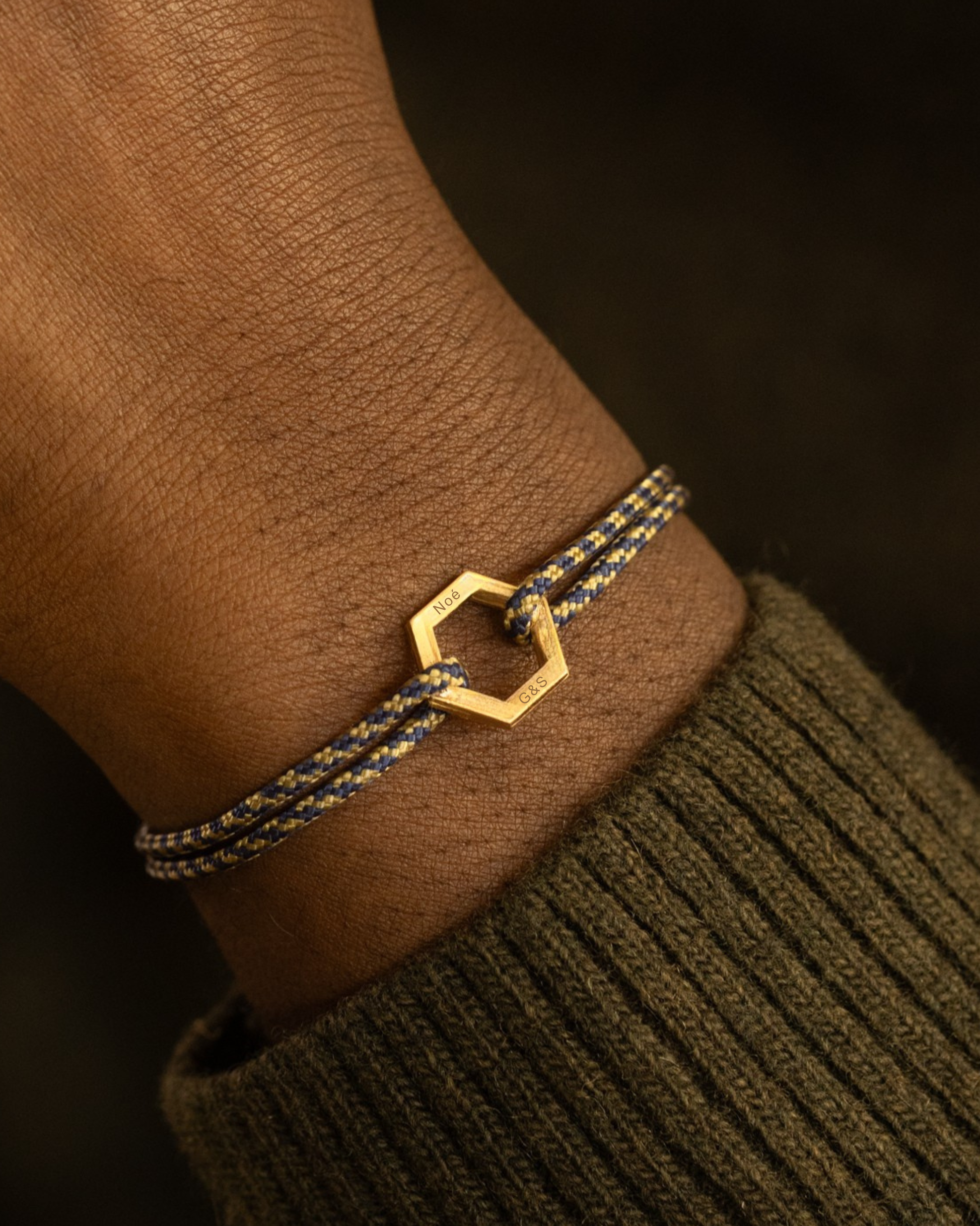 Aurèle | Bleu marine & Écru