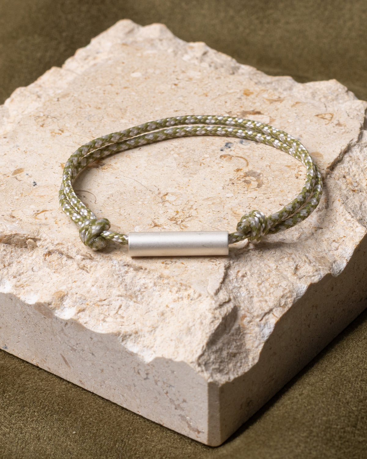 Paulin | Argent | Vert & Écru