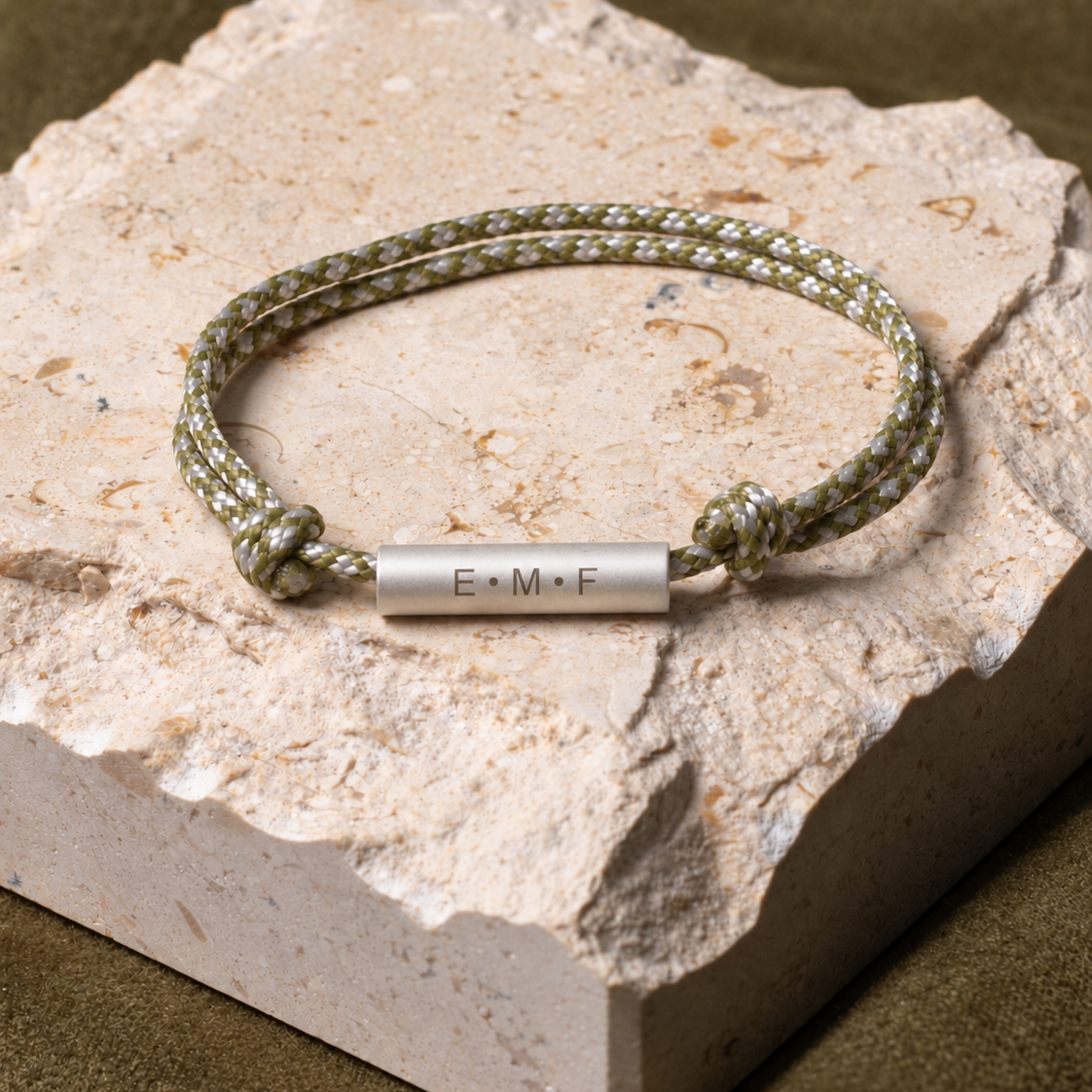 Paulin | Argent | Vert & Écru