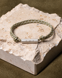 Paulin | Argent | Vert & Écru