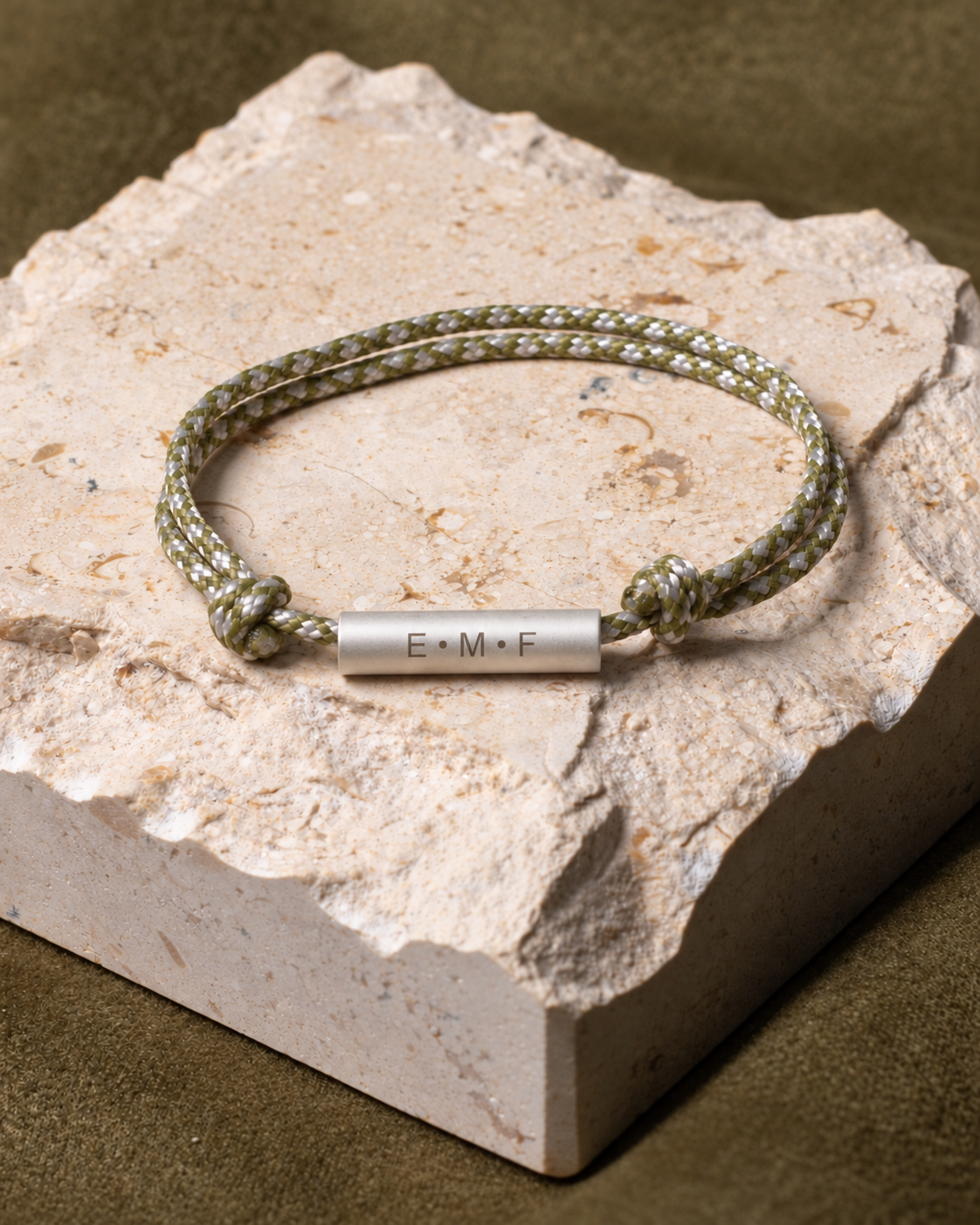 Paulin | Argent | Vert & Écru