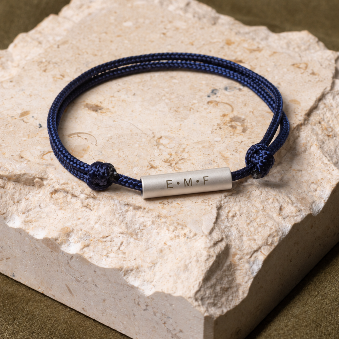 Paulin | Argent | Bleu nuit