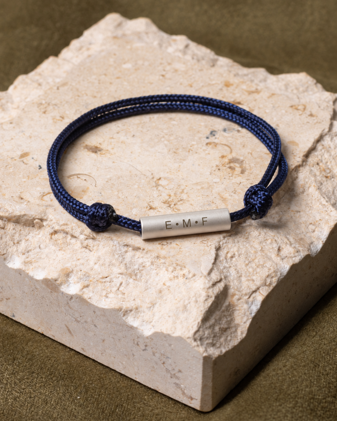 Paulin | Argent | Bleu nuit