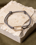 Régis | Plaqué or | Bleu marine & Écru