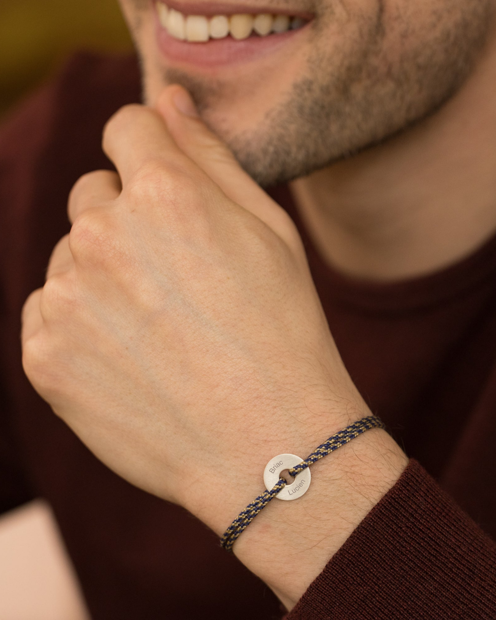 Léonard | Bleu marine & Écru