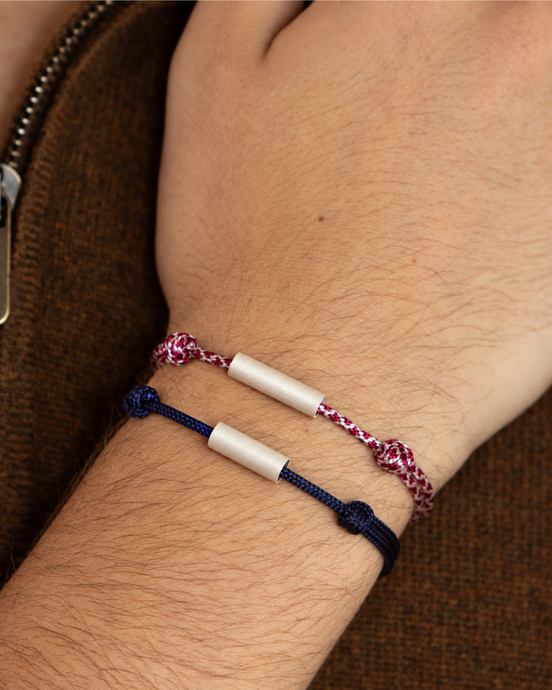 Auguste | Argent | Bleu nuit